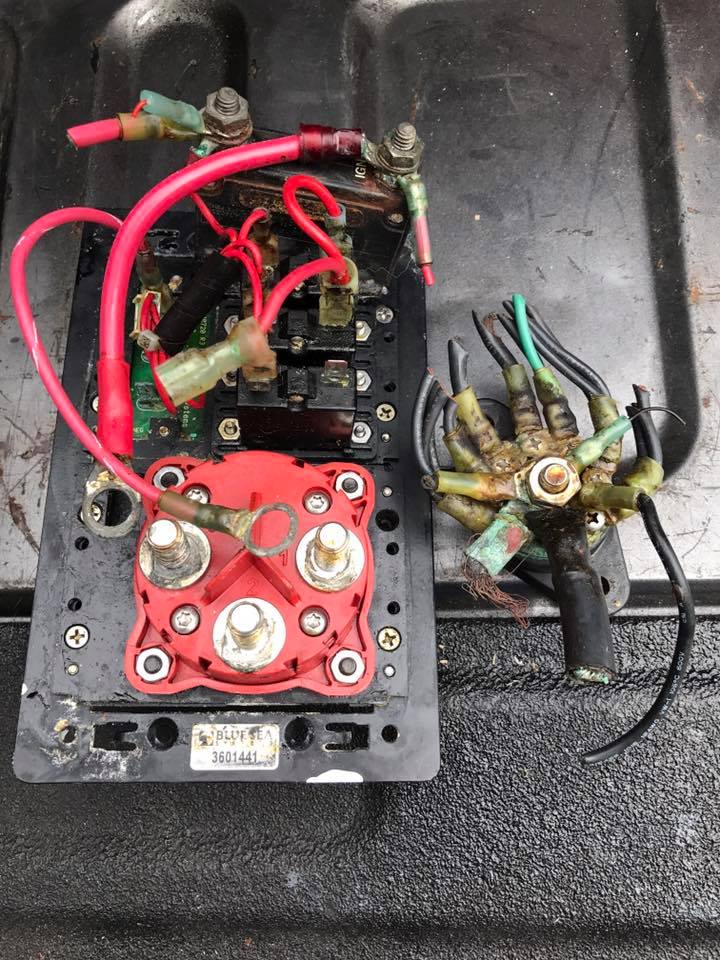 skiff wiring before photo